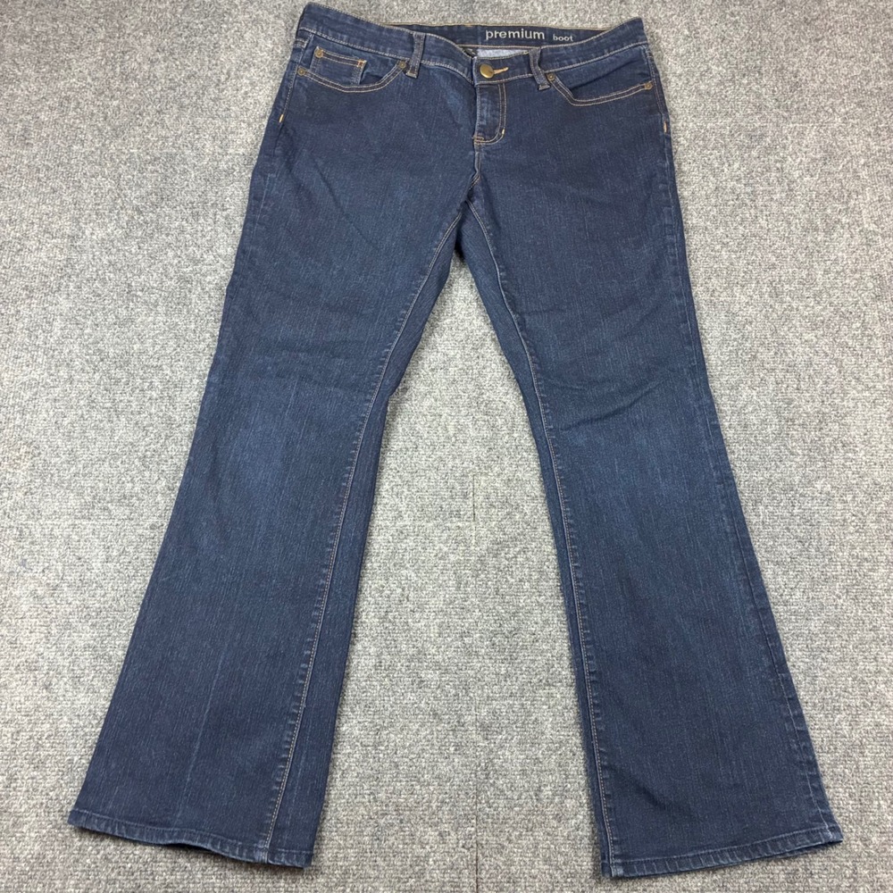 Gap Premium Bootcut Jeans Womens 10/30A Dark Wash Indigo Denim Blue Pants